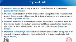 Minimal Risk Example Review process Ethics in Health Research workshop _eye 22 July 2023.pptx