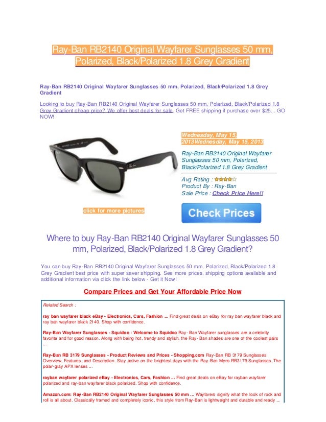 ray ban sunglasses features