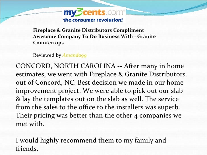 Fireplace And Granite Some Of Our Reviews