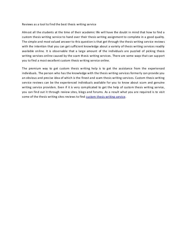 Thesis writing tool picture