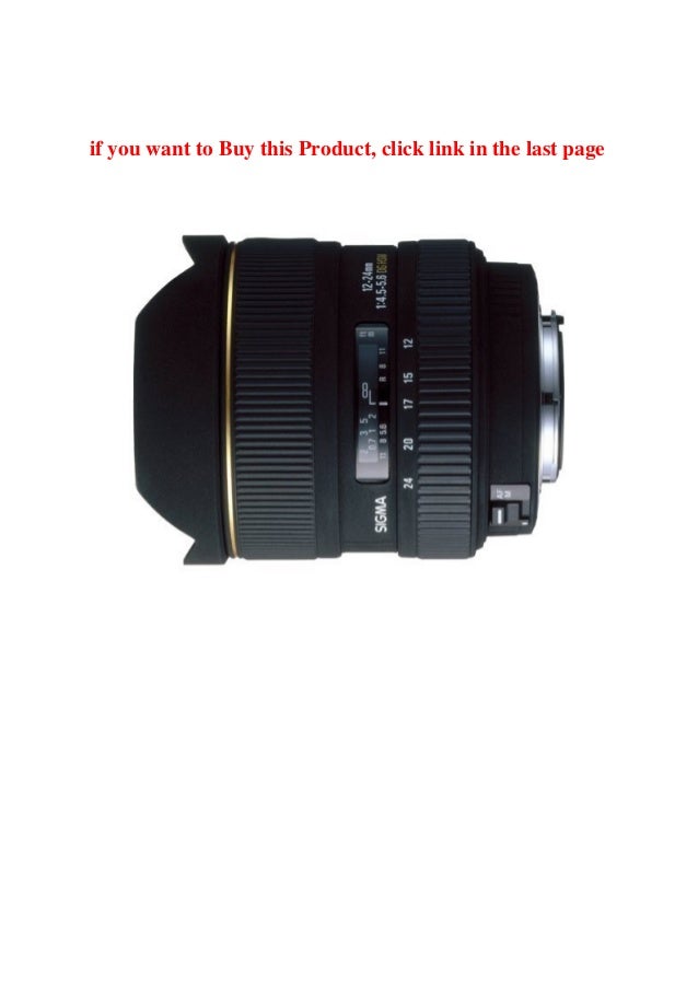 Review Sigma 12 24mm F4 5 5 6 Ex Dg Hsm Zoom Lens For Canon Digital