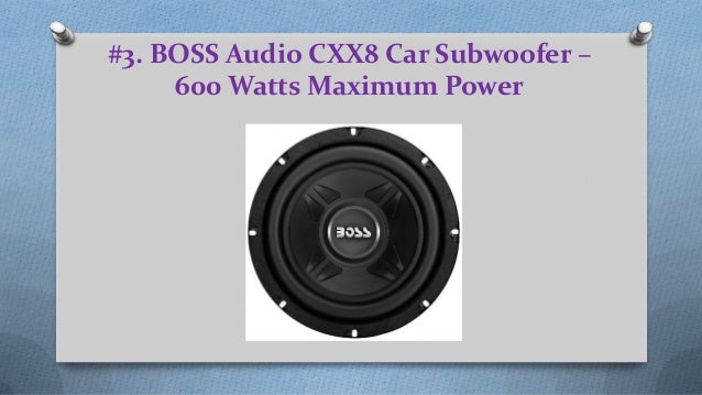 budget car subwoofer