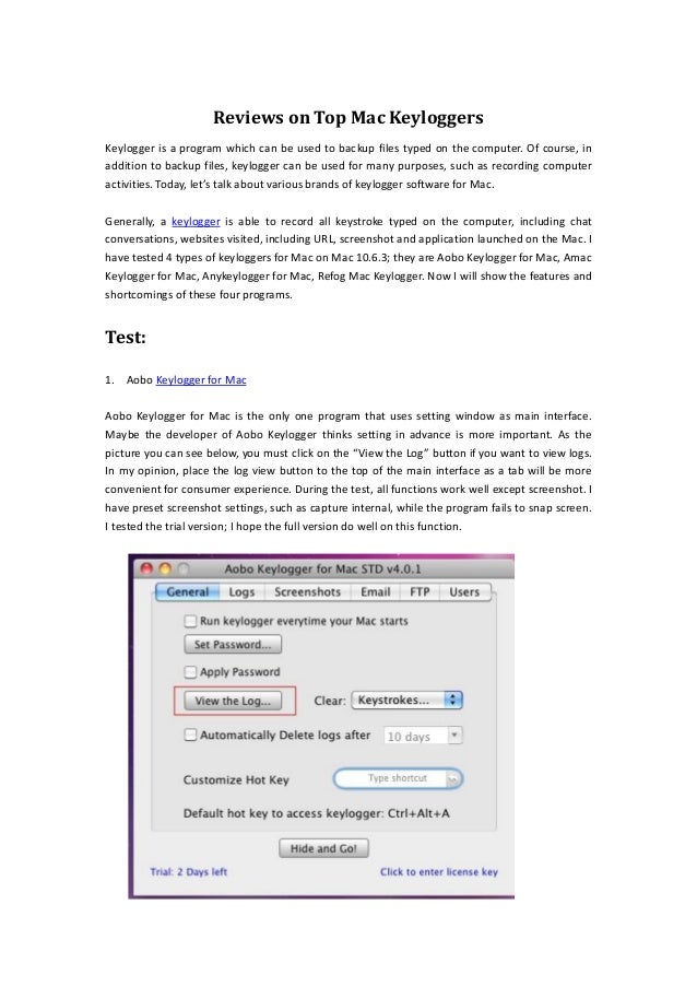how to detect keyloggers on mac how to detect keyloggers on mac
