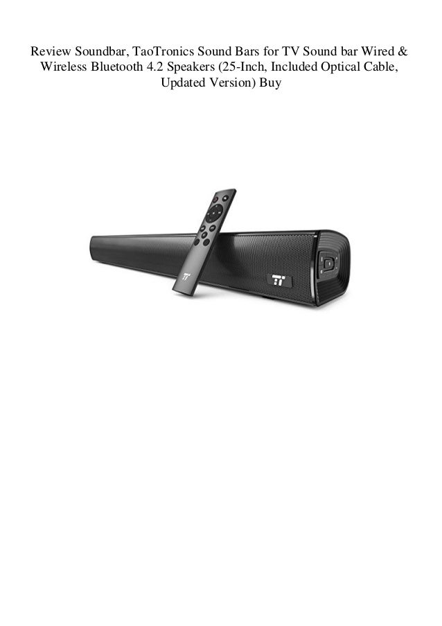 taotronics 25 inch soundbar