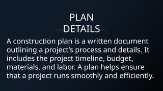 Review, Specifications and Plan Details 2.pptx