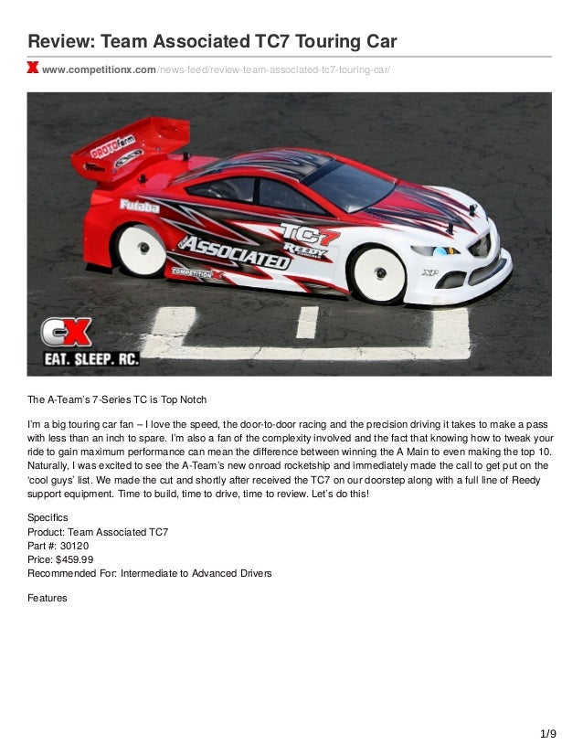 team associated touring car
