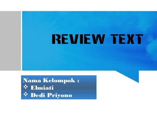 Review Text Elmiyati