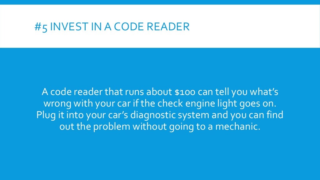 Review the Top 5 Tips to Save Money on Your Car with