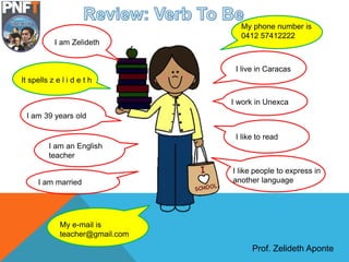 Review verb to be | PDF