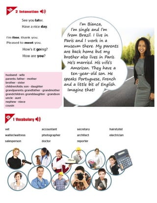 Introductions in english