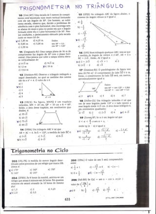 Revisando trigonometria
