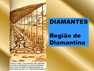 Sociedade AçucareiraSenhores e escravos/Ruralizada e aristocratizadaX Sociedade MineradoraMais equilibrada/Surgem as camadas médias/Urbana – Surgimento devilas próximas às minas.