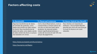 Factors affecting costs
https://www.azurespeed.com/Azure/Latency
https://azureprice.net/Region
 