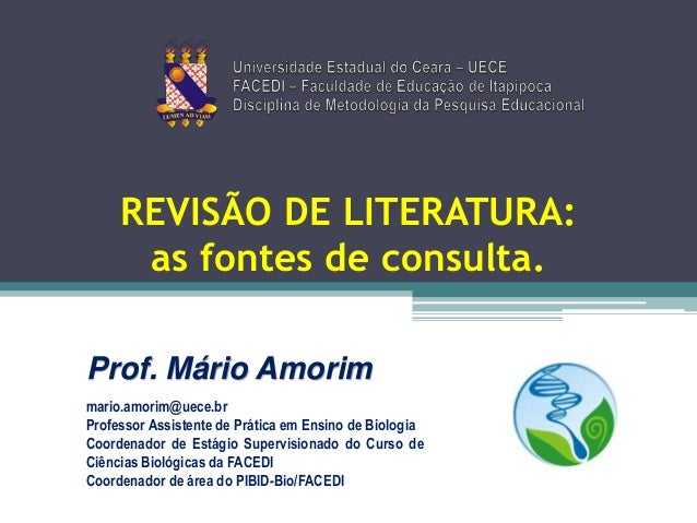 Revisao de literatura artigo