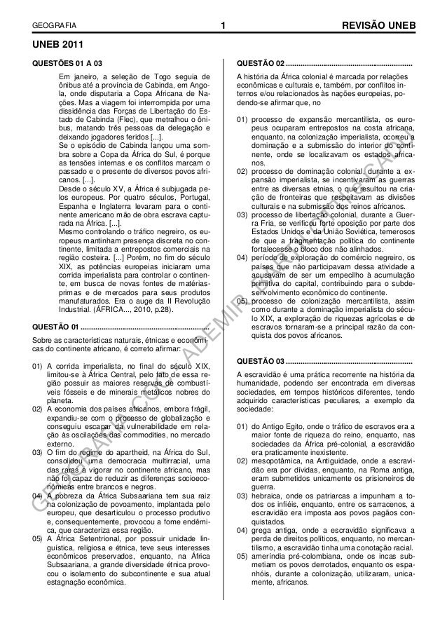 Revisao geografia