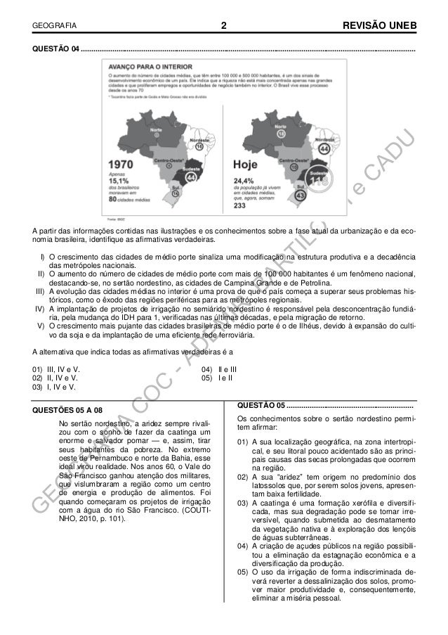 Revisao geografia