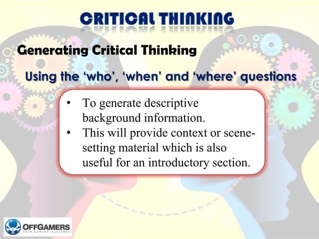 Critical Thinking - With Case Study | PPTX | Education