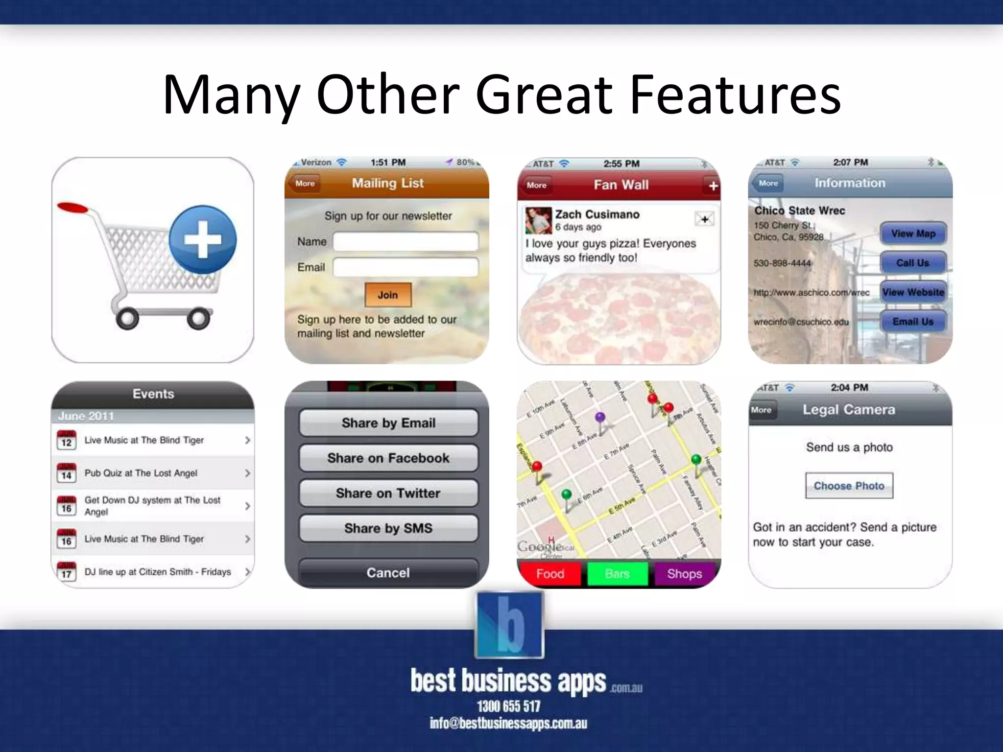 Many Other Great Features
 