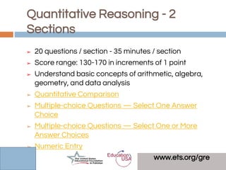 Revised gre quantitative reasoning - july 2nd 2017 | PPTX