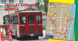 TROLLEY EXPANDS
SERVICE
BOYNTON BEACH CRA
Leisureville
Golf Course
(Tri-Rail)
Publix
Quantum
Village
SW 22nd Way
Boynton
Beach Mall
TRANSFER
STOP
Publix
Boynton
Plaza
Club
House
Club
House
Club
House
Venetian
Super
Wal-Mart
Target
Linens ‘n
Things
Catalina
Centre
Publix
Bethesda
Memorial
Hospital
TRANSFER
STOP
Club
House
Club
House
Club
House
17
18
19
21
24
25 26
30
322
33/1
28
16
29
34
31
3
4
5 6
7
8
9
10
11
14-A 14-B
13-A
13-B
12
15
27
22
20
Gateway Blvd
NCongressAve
NW Commerce Park Dr
Gateway Blvd
NSeacrestBlvd
NSeacrestBlvd
SCongressAve
SW 13th Ave
SSeacrestBlvd
SSeacrestBlvd
NE4thSt
NFederalHwy
SFederalHwy
NFederalHwy
Boynton Beach Blvd
Ocean Ave
SE 2nd Ave
Boynton Beach Blvd
Ocean Drive
MLK Jr Blvd
NE 15th Ave
HighRidgeRd
Old Boynton Rd
SW18thSt
SW
CongressBlvd
W Woolbright Rd
SW 23rd Ave
SE 23rd Ave
SW5thSt
W Woolbright Rd
SE 18th Ave
SE 5th Ave
ColonialClubDr.
SW
18t
h
St
SE2ndSt
SE4thSt
Hours of Operation
Monday-Friday 7:0 am - 7:30 pmSaturday-Sunday 9:15 am - 5:45 pm
North Route
South Route
Transfer Stops
0
23
807
Sterling
Village
 