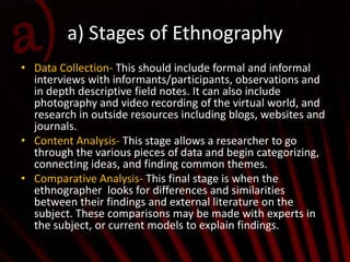 ARE 494 Digital Ethnography Amy Pate | PPT
