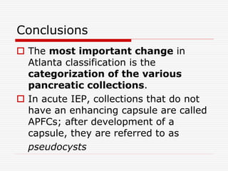 Revised Atlanta classification of Acute Pancreatitis | PPTX