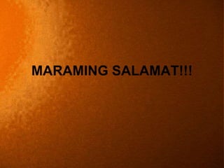 MARAMING SALAMAT!!!
 