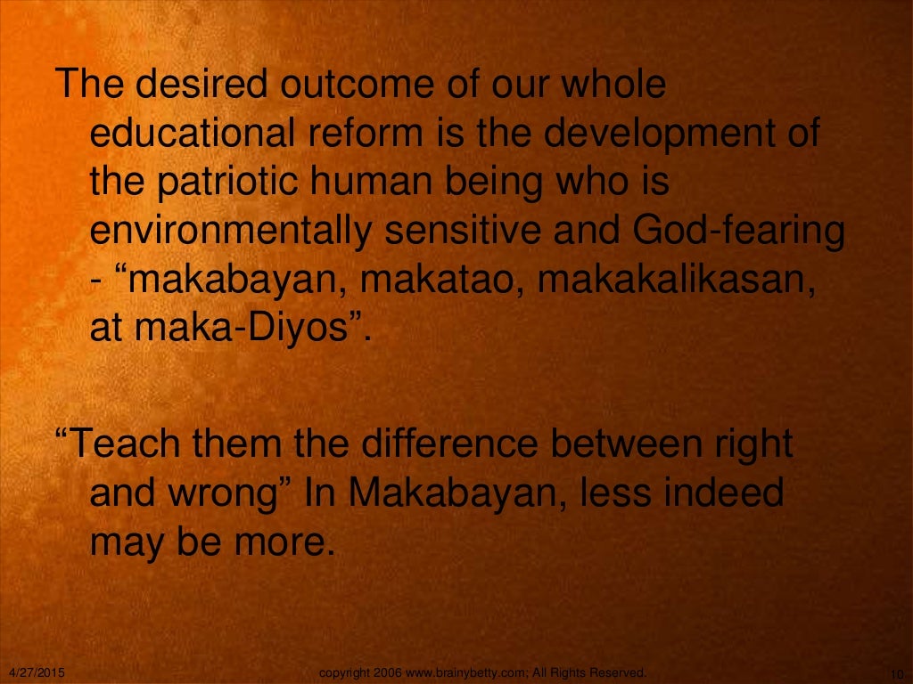 Revised basic education curriculum