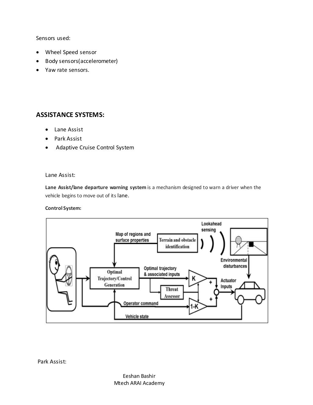 chassis control systems