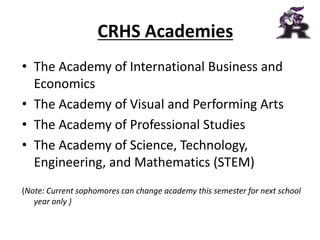 Revised class of 2013 & 2014 cedar ridge high school orientation | PDF ...