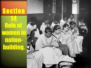 Section
14
Role of
women in
nationbuilding.

 