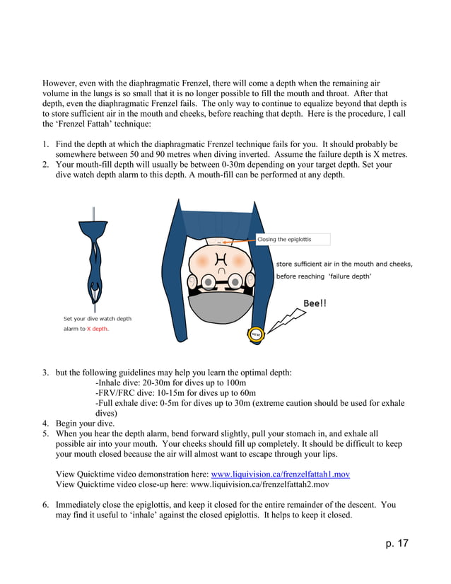 Illustrated Frenzel maneuver How to Equalize Ear Pressure