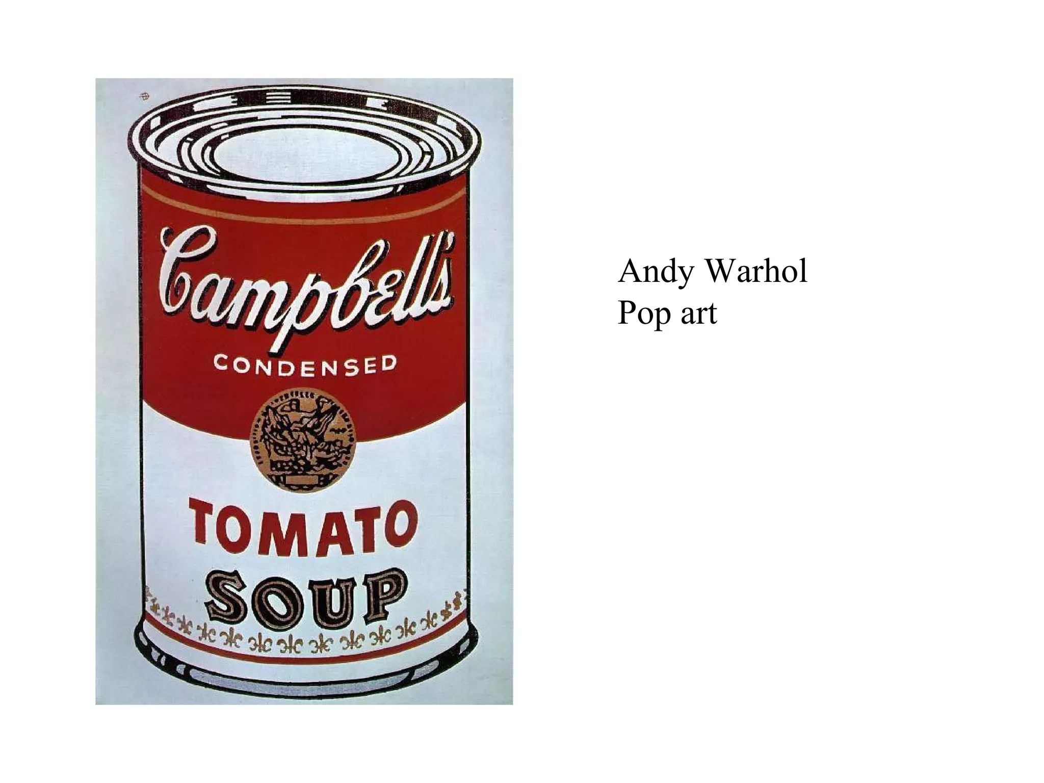 Andy Warhol Pop art 