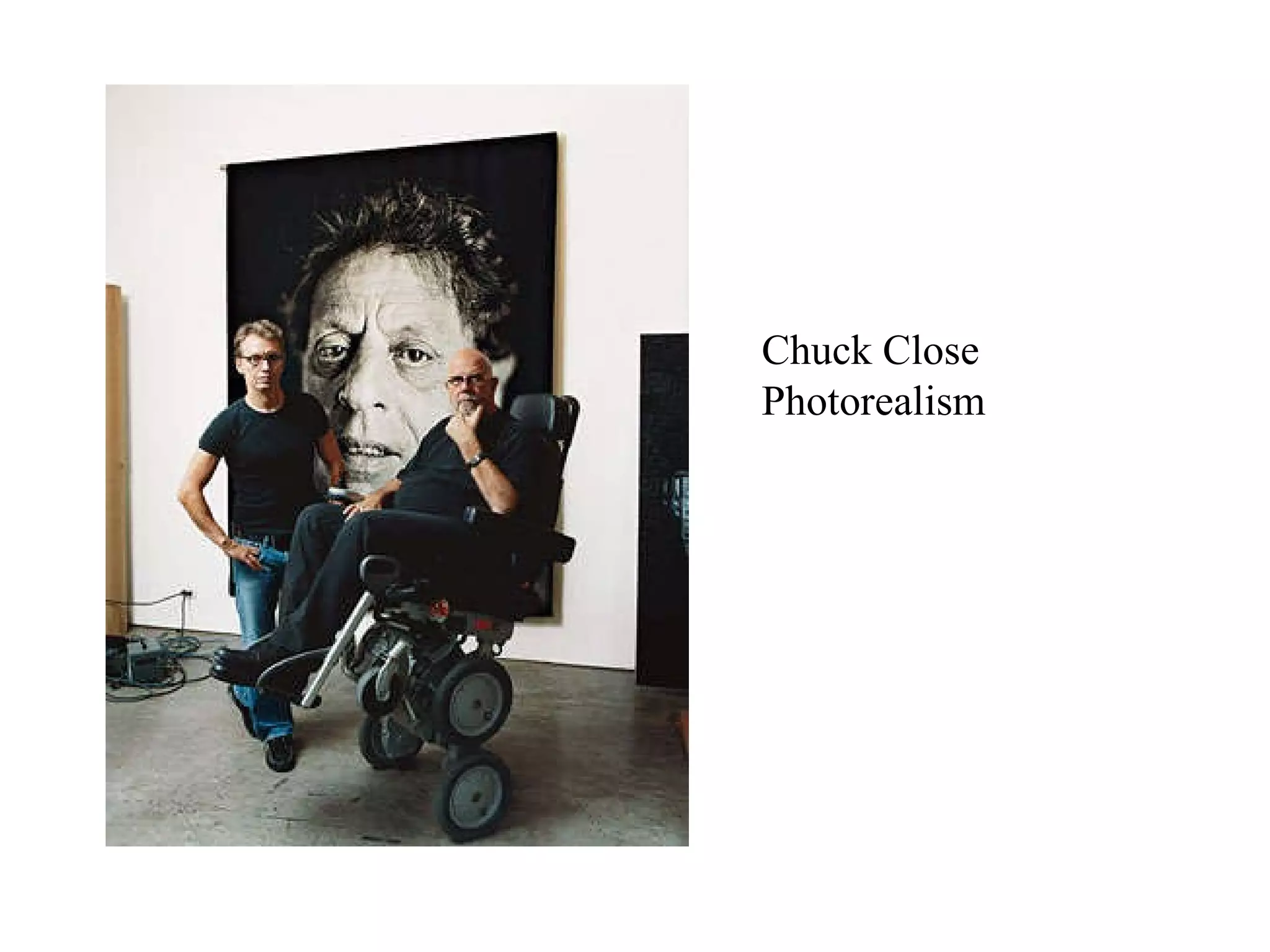 Chuck Close Photorealism 