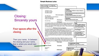 Writing Effective Business Correspondence | PPTX