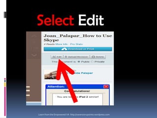 How to use Scribd | PDF