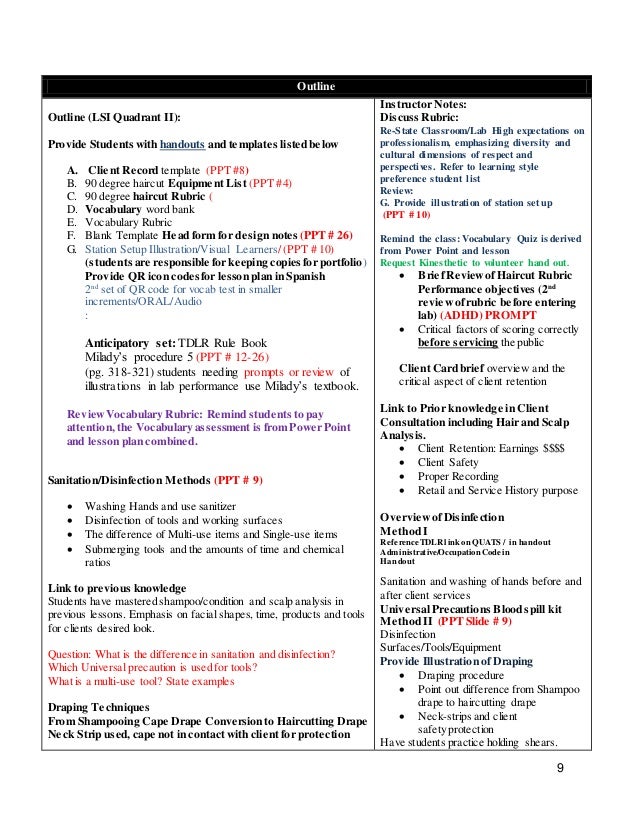 Revised Le Blanc Ltec 5120 Old New Rubric
