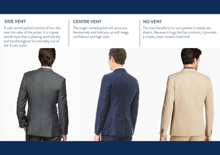 Revised look book for suits