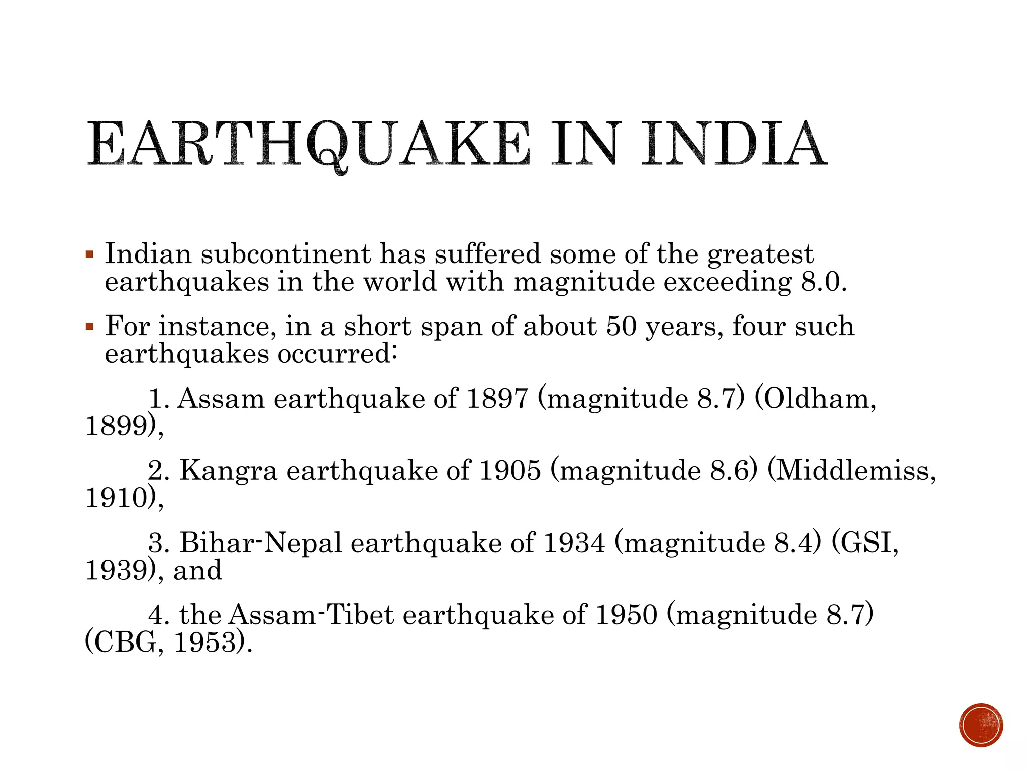 Highest scale earthquake in bangladesh