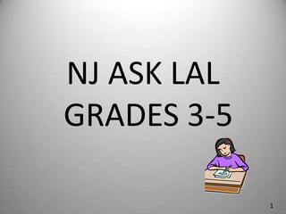 NJ ASK LAL GRADES 3-5 11 1 