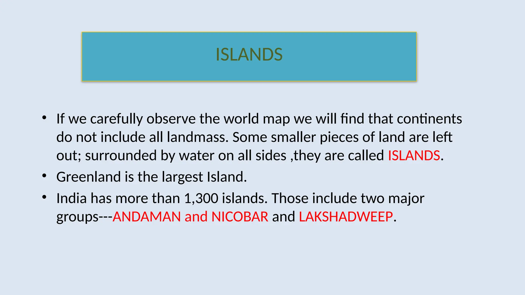 OCEANS and CONTINENTS-CLASS 6 PART -2.pptx