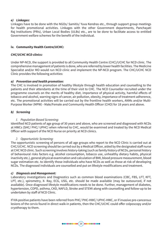 Revised Operational Guidelines Of Np Ncd 2023 2030 Pdf