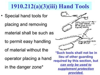 Tool Modification Osha OSHA 10 Hour machine guarding presentation #4 | PPT