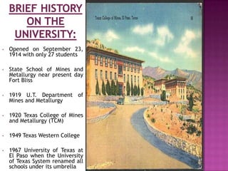 Utep Powerpoint Template Utep Athletic Fee Initiative Presentation | PPTX