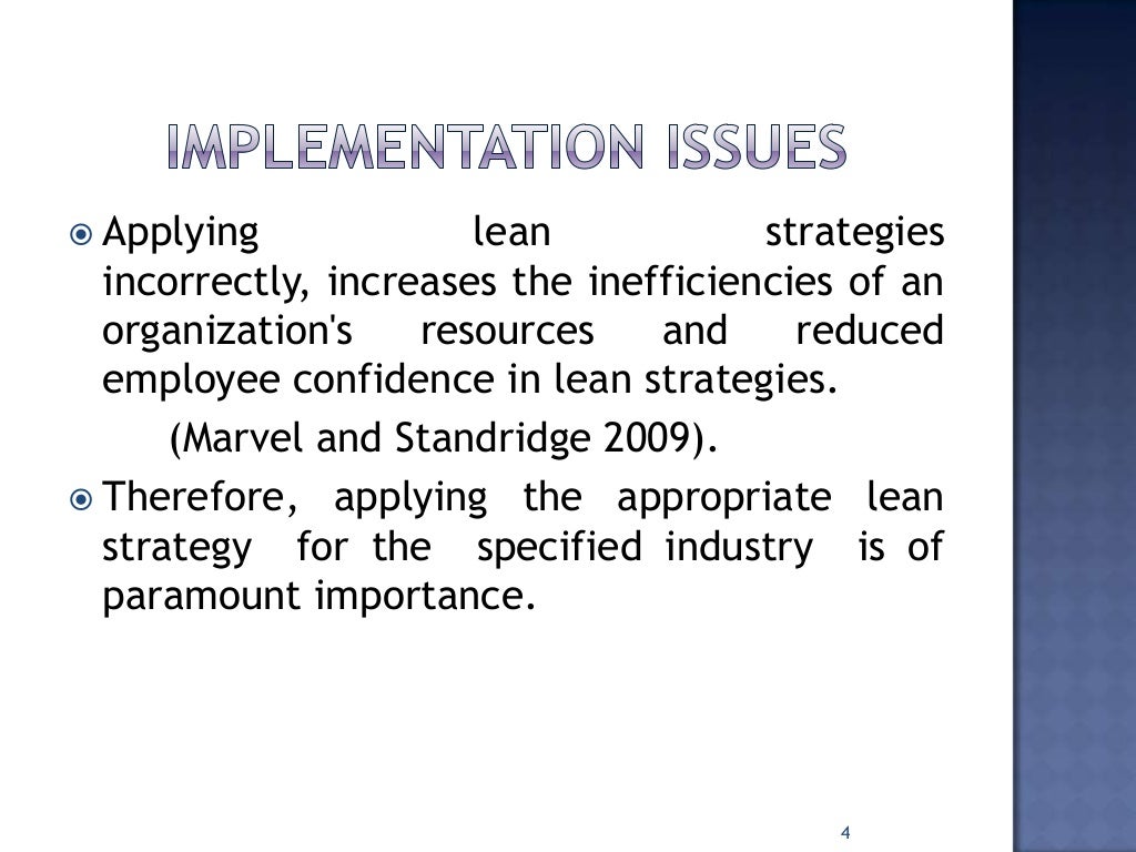 Lean Strategy Implementation Methodology.