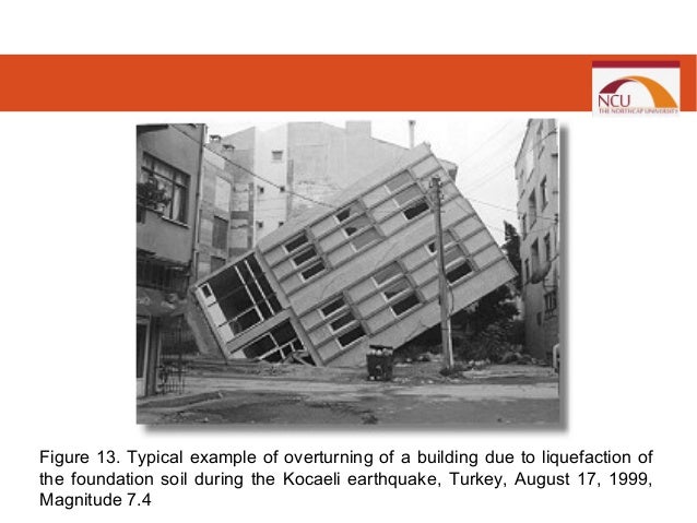 Failure of foundation due to earthquake wikipedia picture