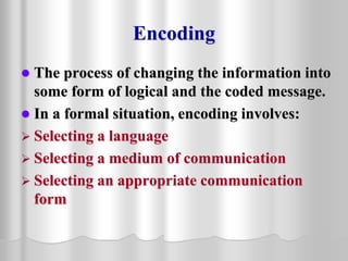 Revised Process of Communication | PPT