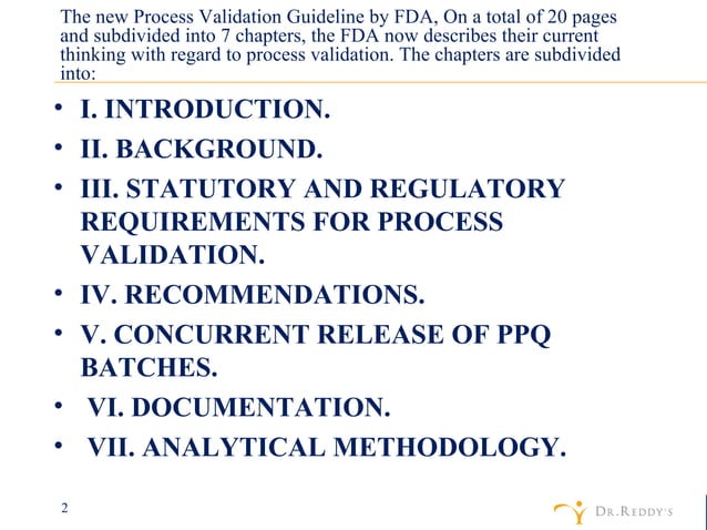 Revised Process Validation | PPT