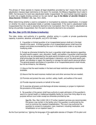Missouri Crisis Intervention Team Training: Legal Guardianship ...