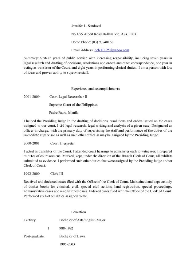 rtf resume